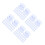 400Pièces Ventouses Silicones Double-Face Claires Pour Surfaces Lisses 7