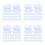 400Pièces Ventouses Silicones Double-Face Claires Pour Surfaces Lisses 6