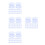400Pièces Ventouses Silicones Double-Face Claires Pour Surfaces Lisses 5