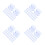 400Pièces Ventouses Silicones Double-Face Claires Pour Surfaces Lisses 4