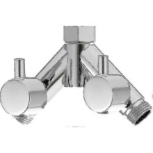 Brass Diverter Valve Shower Shut-off Valve 2-way Y Splitter 1/2 Inch for Shower Hose And Shower Head Chrome