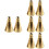 8St Gouden Messing Geurkegel Compact Accessoire Voor 8