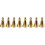 8St Gouden Messing Geurkegel Compact Accessoire Voor 6