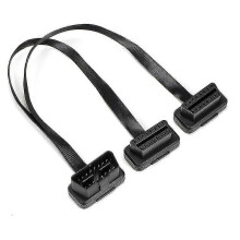 KINZON OBD2 Cable Connector, Car OBD2 16pin 2 en 1 Converti Adaptateur de Connecteur de Cble d'extension de Diagnostic