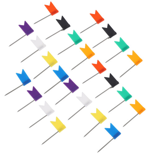 480 Pcs Colored Map Push Pins For Corkboard Travel Planning