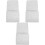 3 Pcs Felt Bedside Caddy Hanging Storage Bag Organizer 3