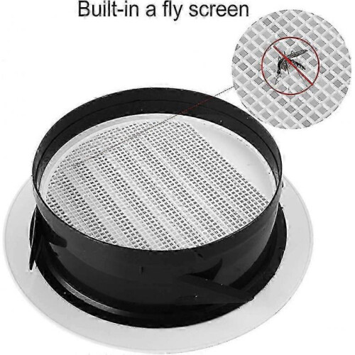 200mm Air Vent with Protective Grille - Abs (200mm) 2