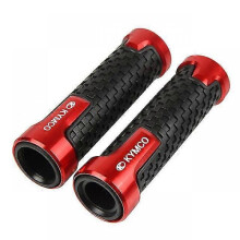 (red) 7/8 22mm Motorcycle Accessories Handlebar Hand Grips Bar End Gel Grip Cnc For Kymco Exciting Downtown Like 150 180 Ct250 Ak550