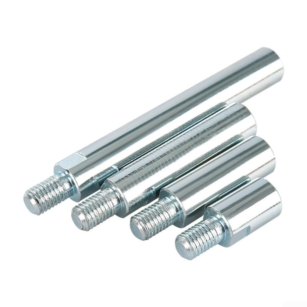 4Pcs Extension Connecting Rods For Angle Grinder Polisher M10 Thread, 45# Steel, Compatible With Most Grinders 9016109253910