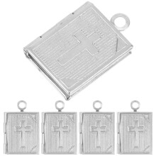 10 Pcs Locket Necklace Pendant Jewelry Charm Accessory