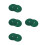 40 Pcs Non Woven Tree Mulch Ring Reusable Root Barrier Mat 25cm 4