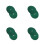 40 Pcs Non Woven Tree Mulch Ring Reusable Root Barrier Mat 25cm 9