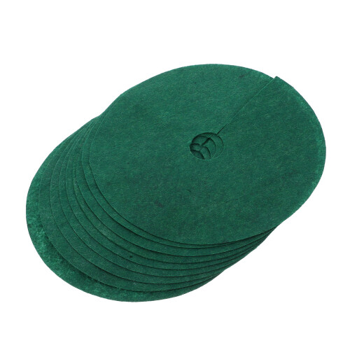 40 Pcs Non Woven Tree Mulch Ring Reusable Root Barrier Mat 25cm 2