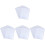 48 Pcs Protective Photo Sleeves Transparent Portable Holders 4