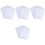 48 Pcs Protective Photo Sleeves Transparent Portable Holders 5