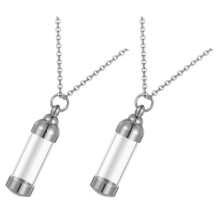 4 Pcs Pet Urn Necklaces Pendant For Ashes Keepsake