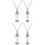 4 Pcs Pet Urn Necklaces Pendant For Ashes Keepsake 7