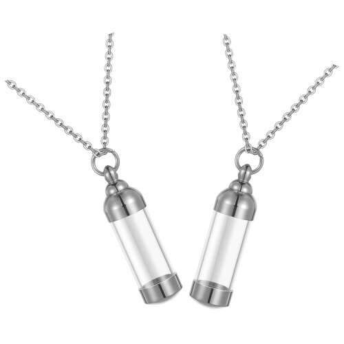 4 Pcs Pet Urn Necklaces Pendant For Ashes Keepsake 2