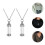 4 Pcs Pet Urn Necklaces Pendant For Ashes Keepsake 11