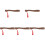 5Pcs Replacement Wooden Handle For Travel Camping 4