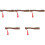5Pcs Replacement Wooden Handle For Travel Camping 5