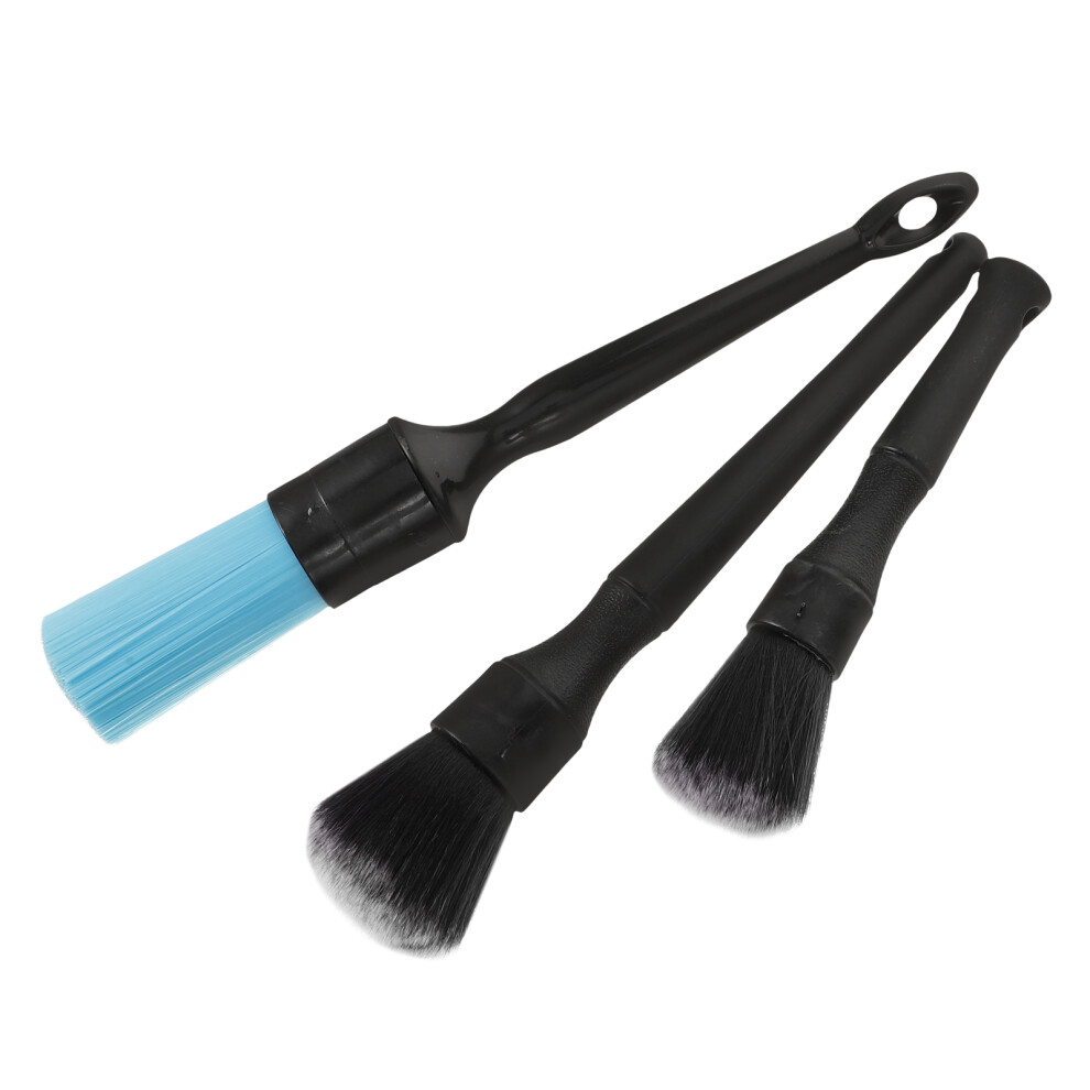 9 Pcs Car Detailing Brush Set For Interior Cleaning 033578396190