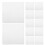 75 Pcs White Cross Stitch Fabric - Small Square Mesh Embroidery Sheets 1
