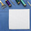 75 Pcs White Cross Stitch Fabric - Small Square Mesh Embroidery Sheets 11