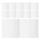 75 Pcs White Cross Stitch Fabric - Small Square Mesh Embroidery Sheets 2