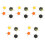 20 Pcs Circular Dotting Tools For Nail Art Manicure 5