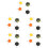 20 Pcs Circular Dotting Tools For Nail Art Manicure 8