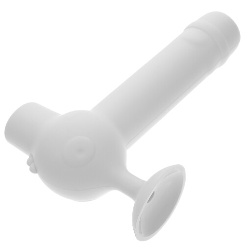 3St Universele Witte Siliconen Deurknoop Anti-Collision Set 2