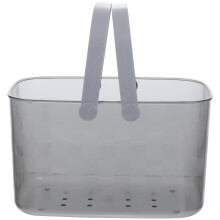 2Pcs Large Capacity Bathroom Draining Toiletries Basket