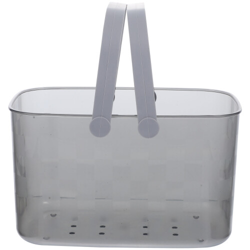 2Pcs Large Capacity Bathroom Draining Toiletries Basket