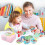(Blue) Multifunctional Kids Gramophone Fun Learning Bedtime Story Player Kid Birthday Present 4
