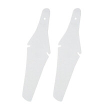 (White)2x Bicycle Mudguard Easy To Install Riding Replacement Part Biking Saver White
