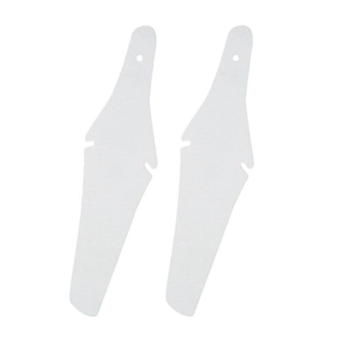 (White) 2x Bicycle Mudguard Easy To Install Riding Replacement Part Biking Saver White
