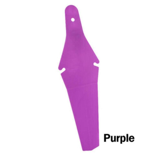 (Purple) 2x Bicycle Mudguard Easy To Install Riding Replacement Part Biking Saver White 1
