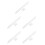 5 Sets Adjustable Shower Curtain Rod 40-70cm 5