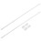 5 Sets Adjustable Shower Curtain Rod 40-70cm 3