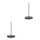 2Pcs Receipt Holder Stainless Steel Bill Fork With Heavy Duty Base 8