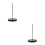 2Pcs Receipt Holder Stainless Steel Bill Fork With Heavy Duty Base 9