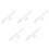 5 Sets Adjustable Shower Curtain Rod 40-70cm 10