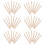 500 Pcs Wood Craft Sticks For Diy Projects And Waxing 2