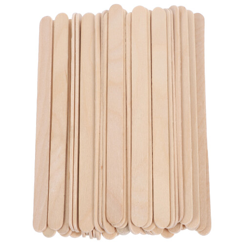 500 Pcs Wood Craft Sticks For Diy Projects And Waxing 2