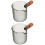 2Pcs Glass Coffee Milk Frothing Pitcher Measuring Cup For Baking 7
