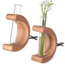 10 Pcs Car Vent Flower Vase With Clip For Interior Decoration
