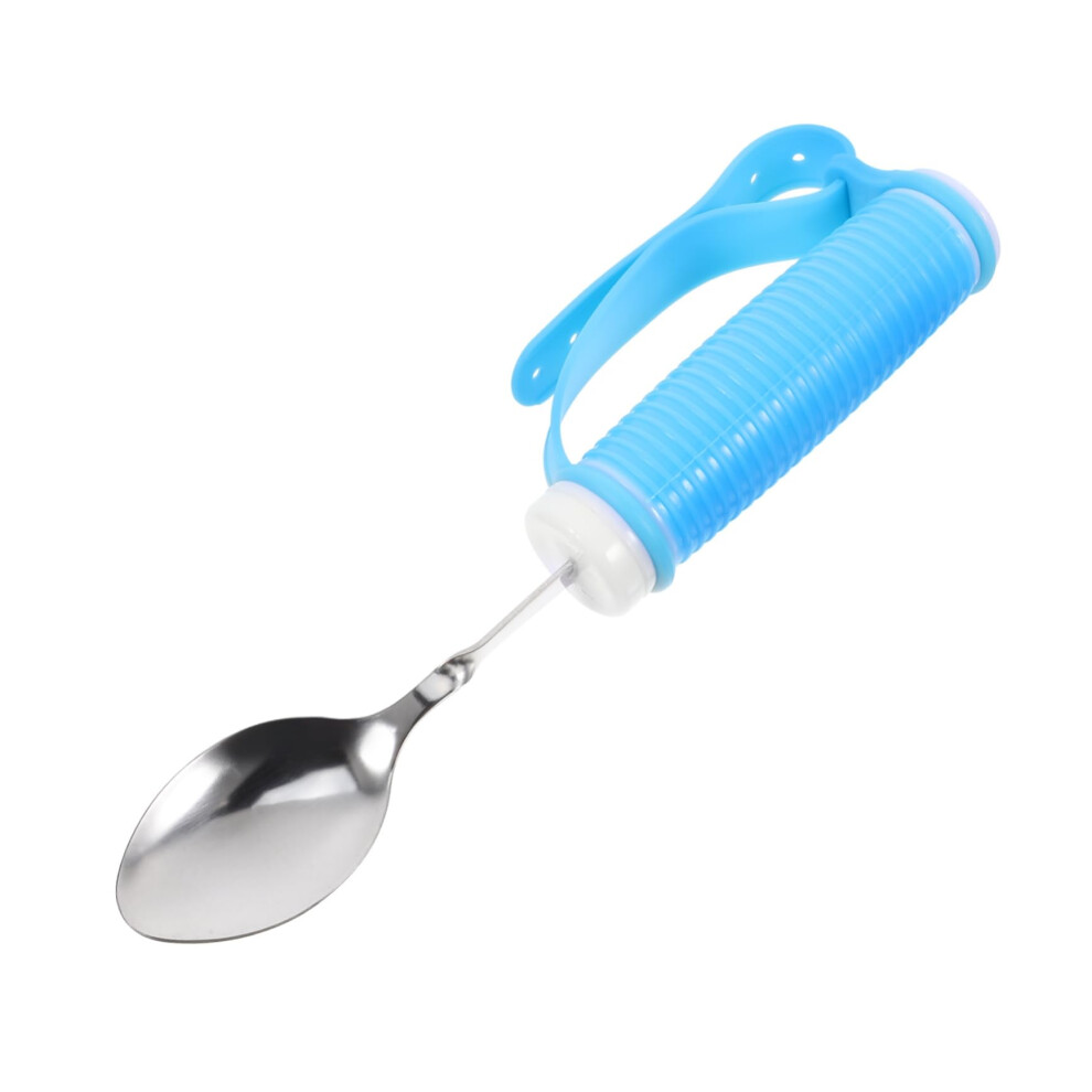 Weighted Adaptive Spoon For Elderly And Disabled Adults, Ergonomic Anti-Shake 1-Piece Handicapped Eating Aid