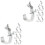 16 Pcs Light Clamp Aluminum Truss Clamp Hook For Spot Lights 5