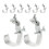 16 Pcs Light Clamp Aluminum Truss Clamp Hook For Spot Lights 2